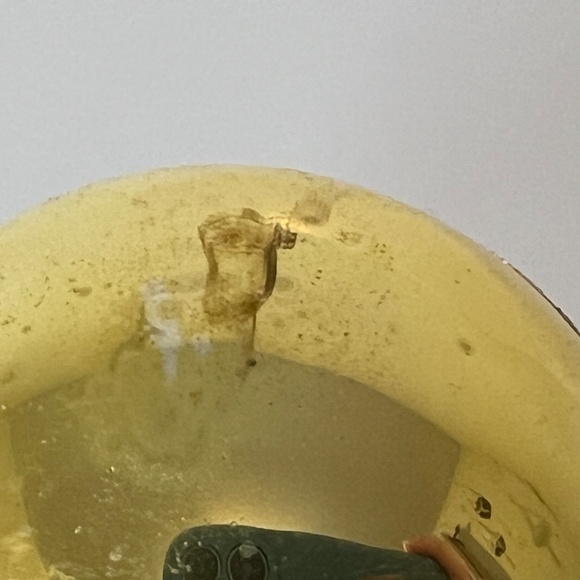 1950’s Gold Mercury Glass Christmas Tree Ornaments Vintage Set of 6 - Picture 10 of 15